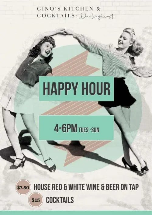 GINO'S KITCHEN & COCKTAILS | Happy Hour Drinks & Specials