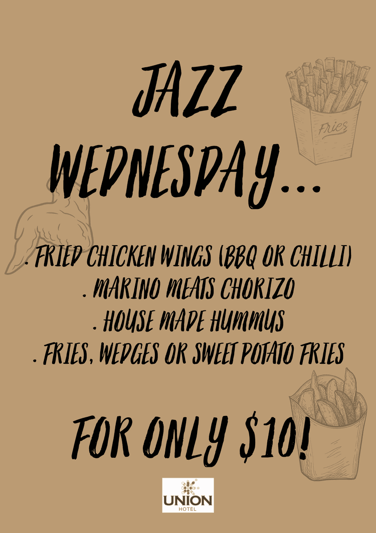 Jazz Wednesday | Happy Hour Drinks & Specials