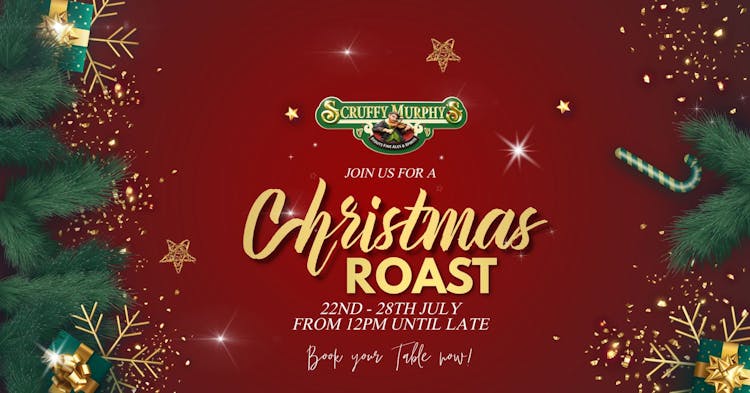 Christmas In July Roast! | Happy Hour Drinks & Specials