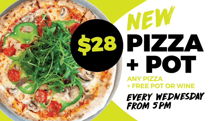 Pizza + Pot | Happy Hour Drinks & Specials