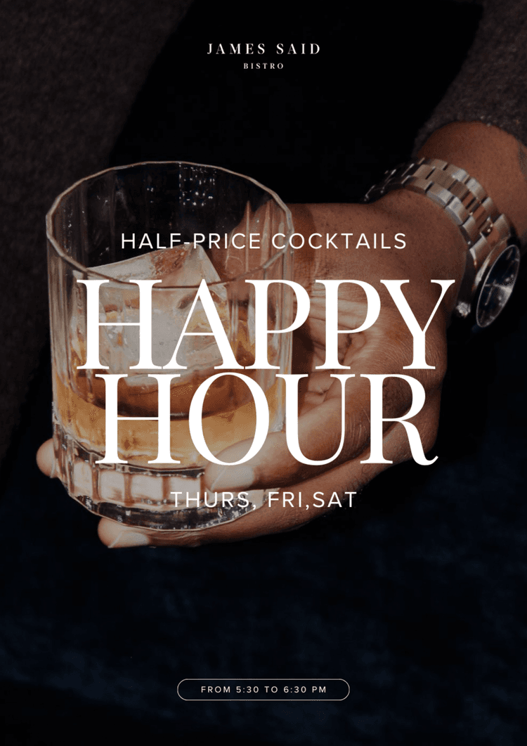 Half-Price Cocktails | Happy Hour Drinks & Specials