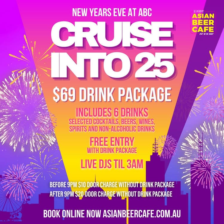 ABC NEW YEARS EVE PARTY | Happy Hour Drinks & Specials