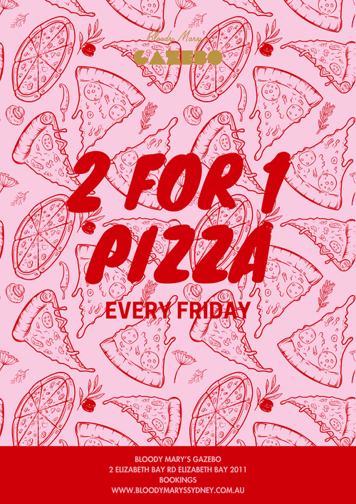 2 for 1 Pizza | Happy Hour Drinks & Specials