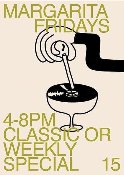 $15 Margarita Fridays  | Happy Hour Drinks & Specials