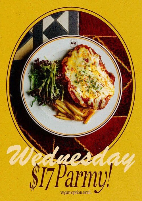 $20 Parmy | Happy Hour Drinks & Specials