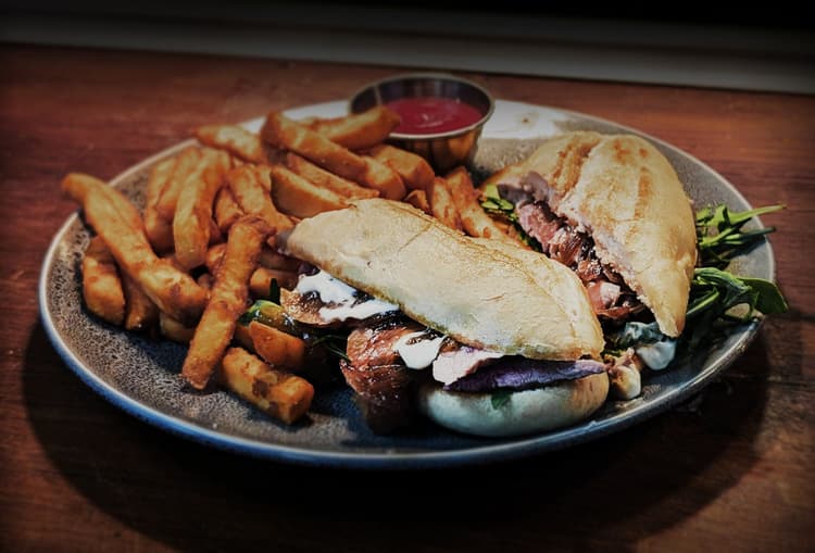 Steak Sandwich | Happy Hour Drinks & Specials