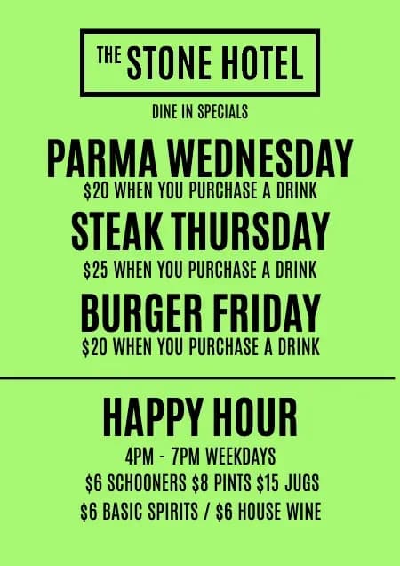 Burger Friday | Happy Hour Drinks & Specials