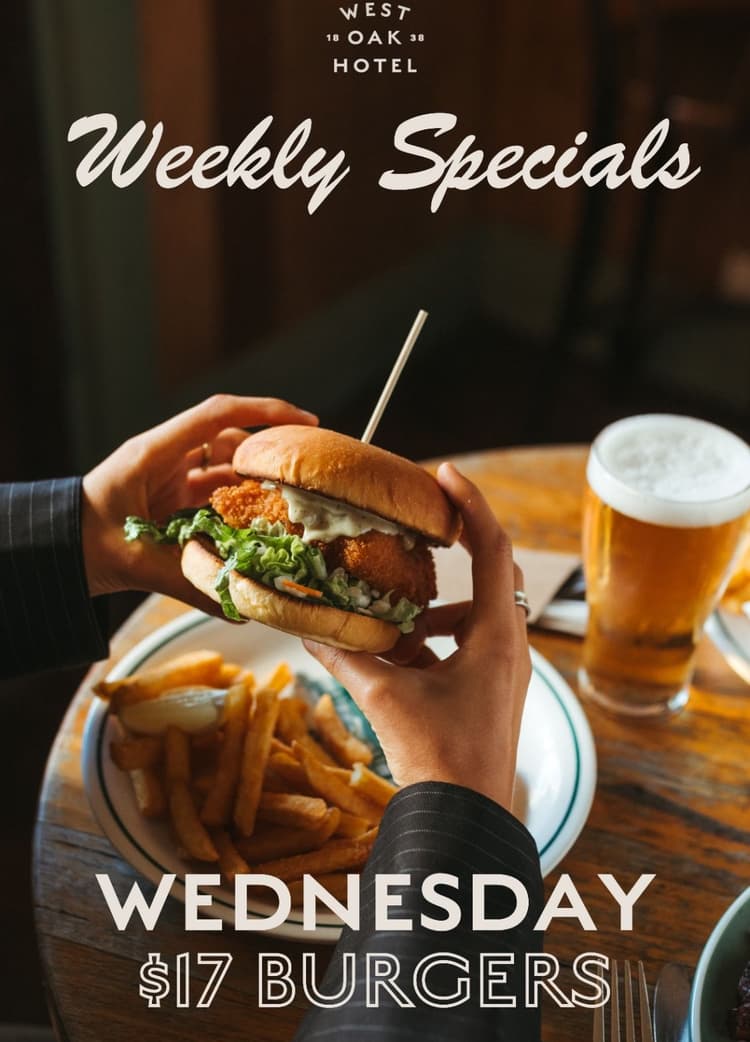 $20 Burgers | Happy Hour Drinks & Specials