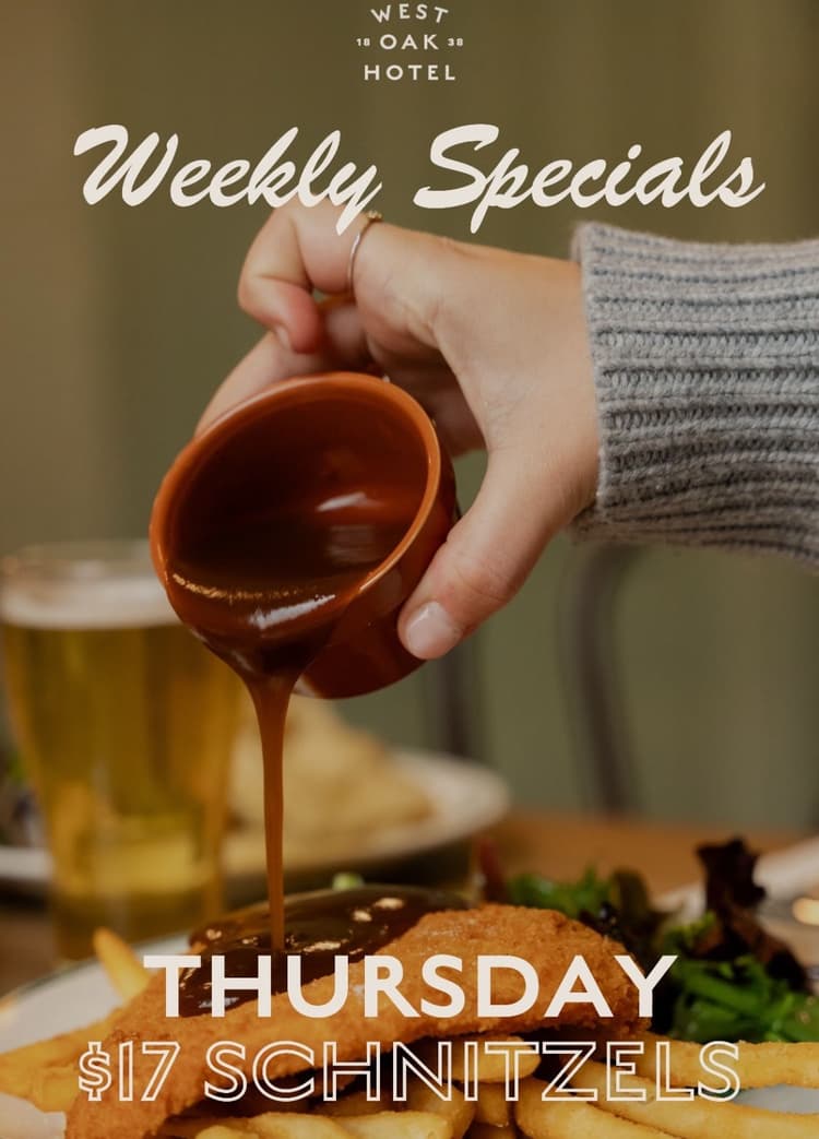 $20 Schnitzels | Happy Hour Drinks & Specials