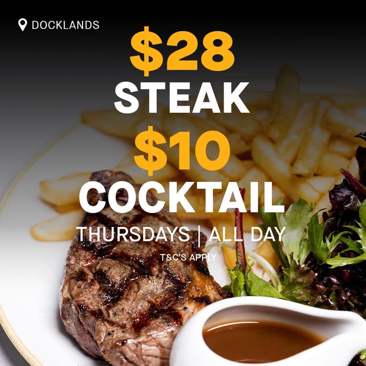 $28 Steak & $10 House Cocktails | Happy Hour Drinks & Specials