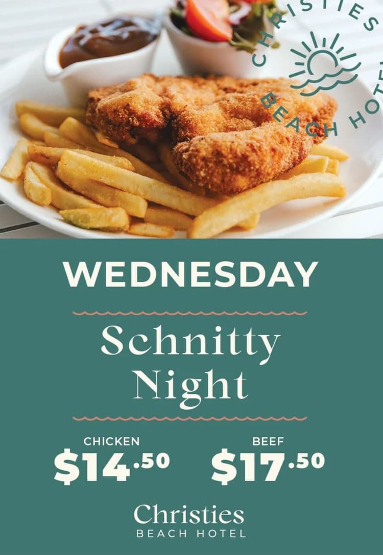 Schnitzel Night | Happy Hour Drinks & Specials