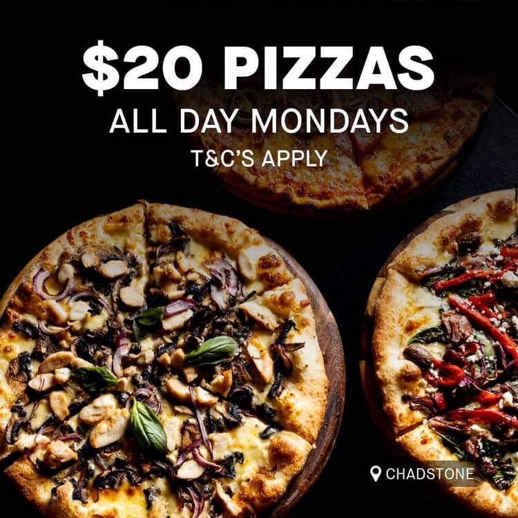 $20 Pizza | Happy Hour Drinks & Specials