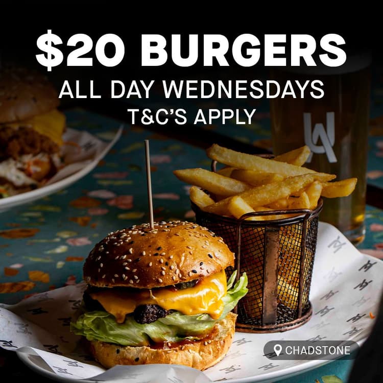 $20 Burgers | Happy Hour Drinks & Specials
