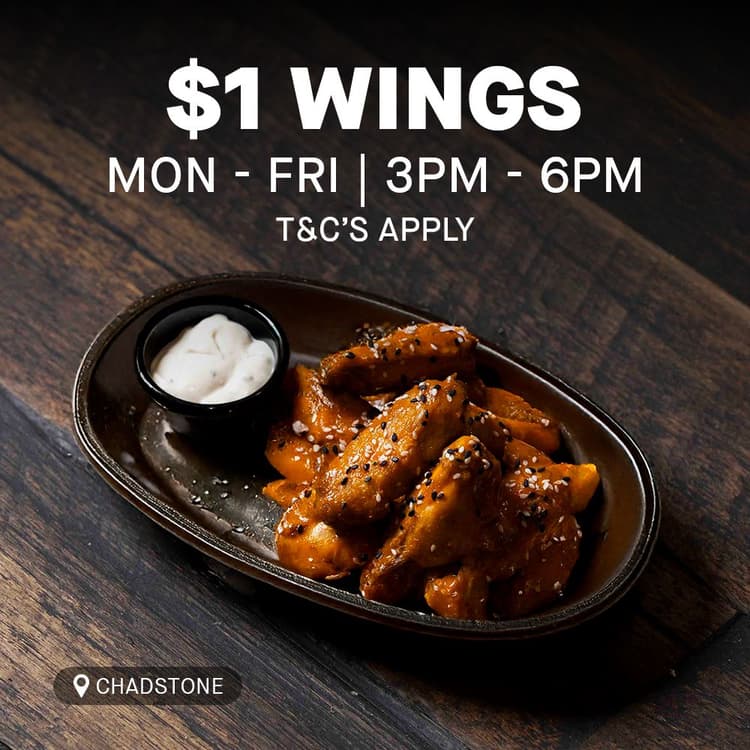 $1 Wings | Happy Hour Drinks & Specials