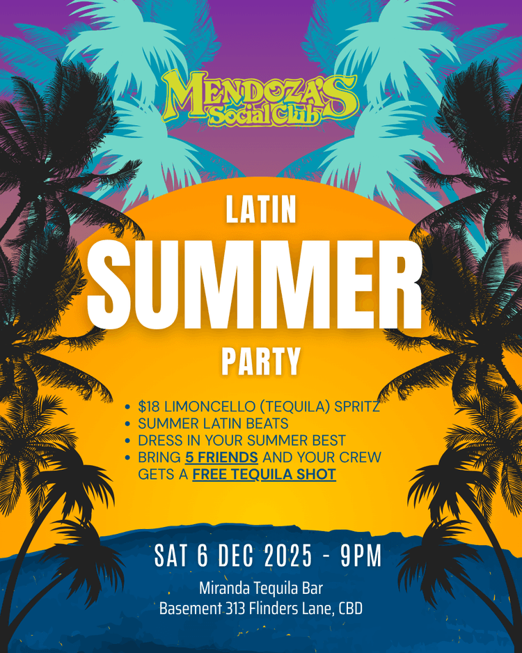 🌴☀️ ¡FIESTA LATINA DE VERANO! 🌴☀️ | Happy Hour Drinks & Specials