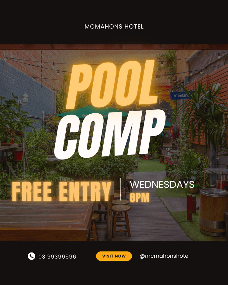 Pool Competition | Happy Hour Drinks & Specials