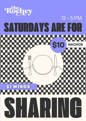 Saturday Sharing | Happy Hour Drinks & Specials
