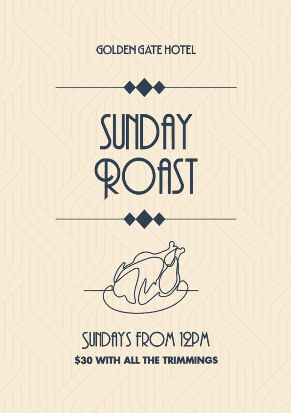 Sunday Roast | Happy Hour Drinks & Specials