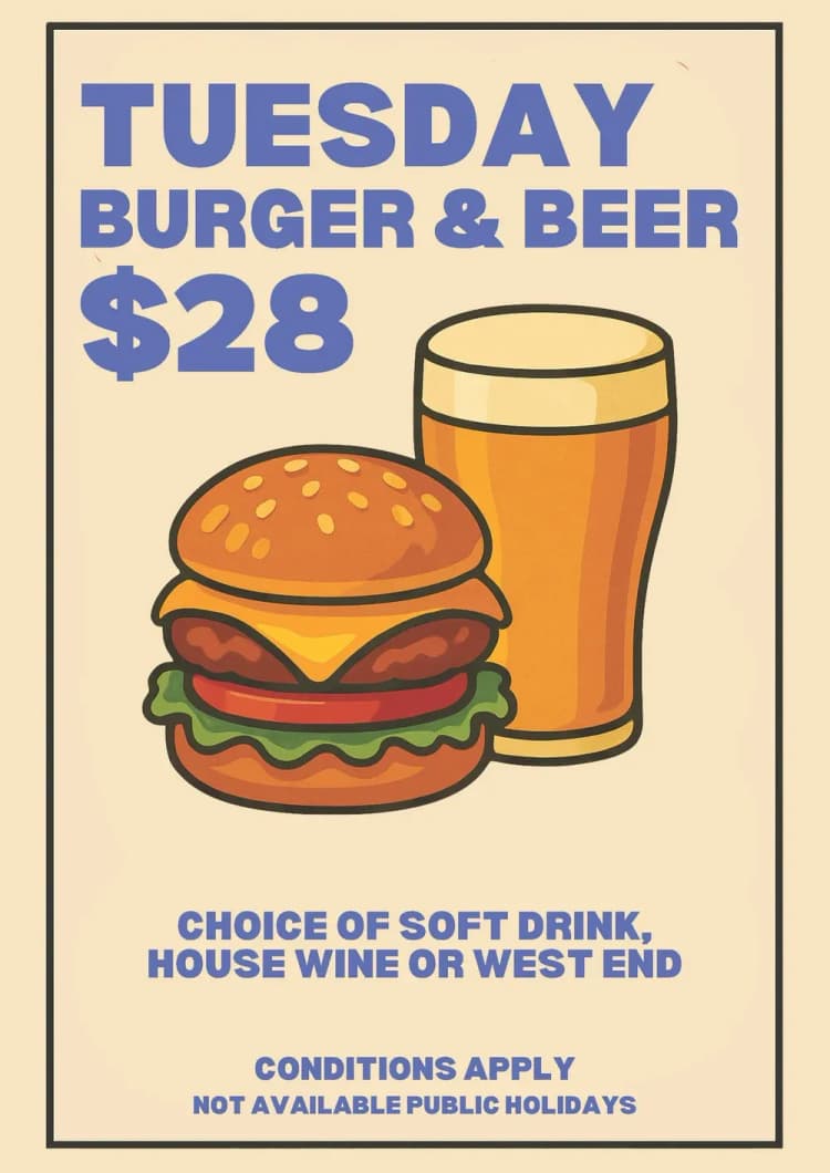 Burger and Drink | Happy Hour Drinks & Specials