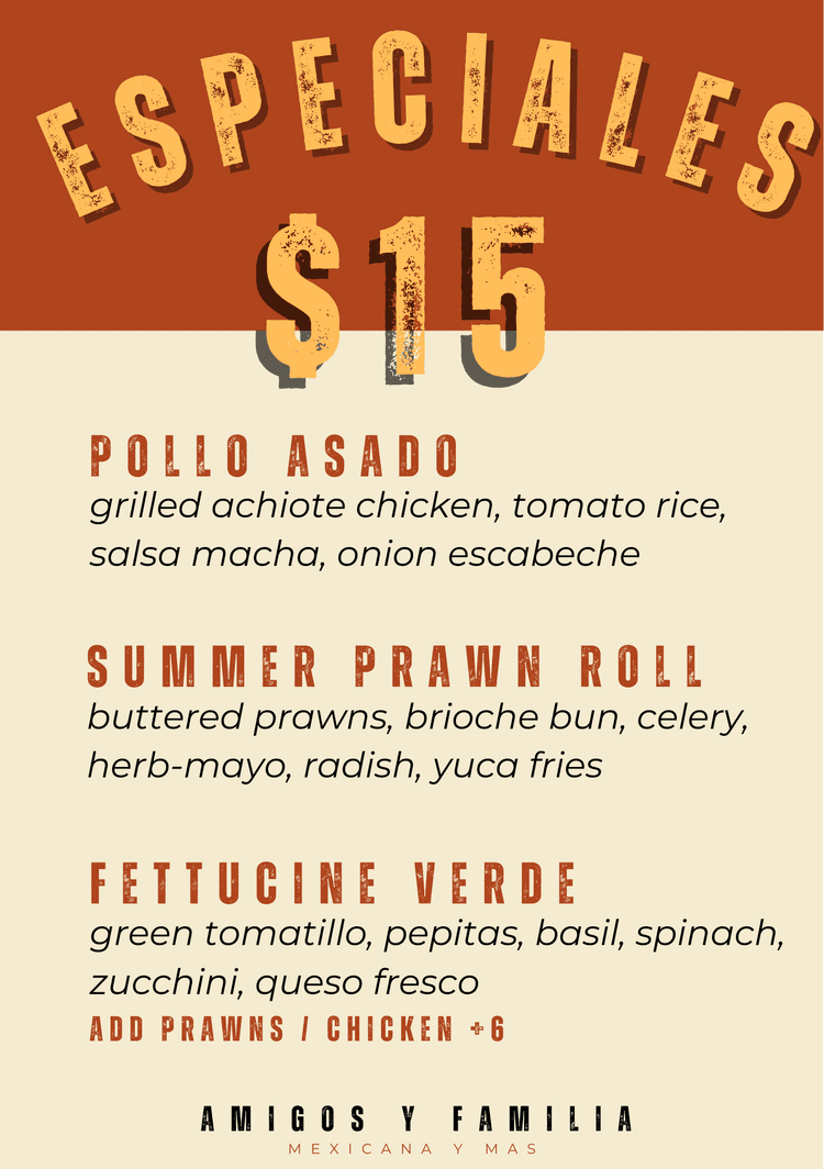 $15 Express Lunch | Happy Hour Drinks & Specials