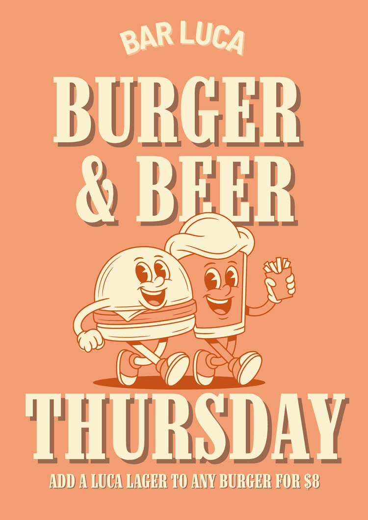 Burger & Beer Thursdays! | Happy Hour Drinks & Specials