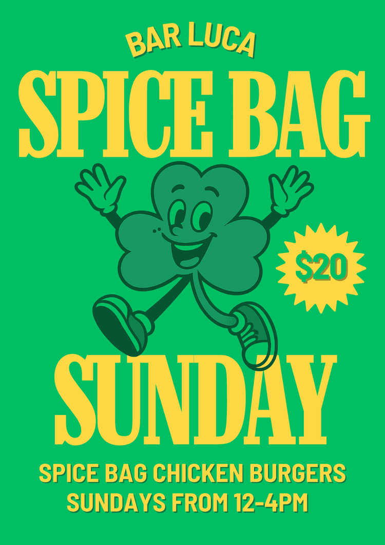 Spice Bag Sundays  | Happy Hour Drinks & Specials