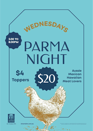 $20 Parma | Happy Hour Drinks & Specials