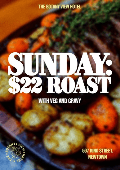 Sunday Roast | Happy Hour Drinks & Specials