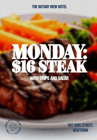 Steak Night | Happy Hour Drinks & Specials
