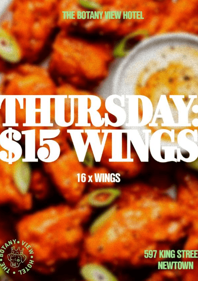 Wings Night | Happy Hour Drinks & Specials