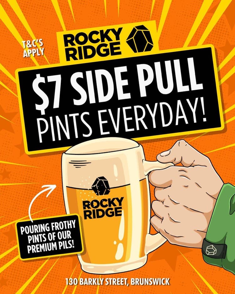 $7 Side Pull Pilsner Handles | Happy Hour Drinks & Specials