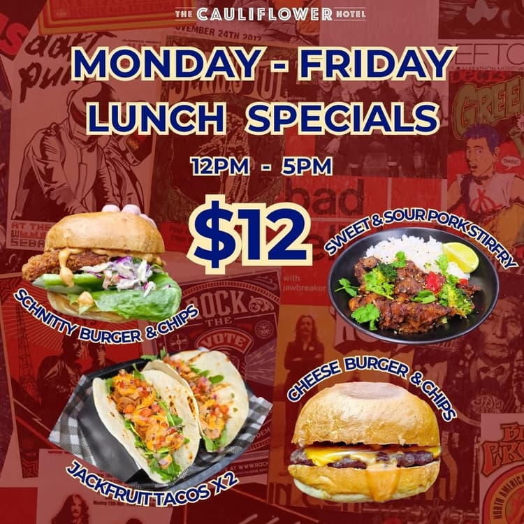 $12 Lunch Specials | Happy Hour Drinks & Specials