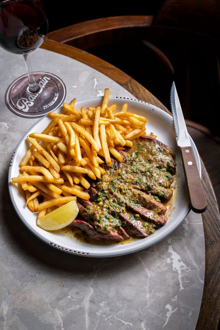 Sunday $34 Steak Frites  | Happy Hour Drinks & Specials