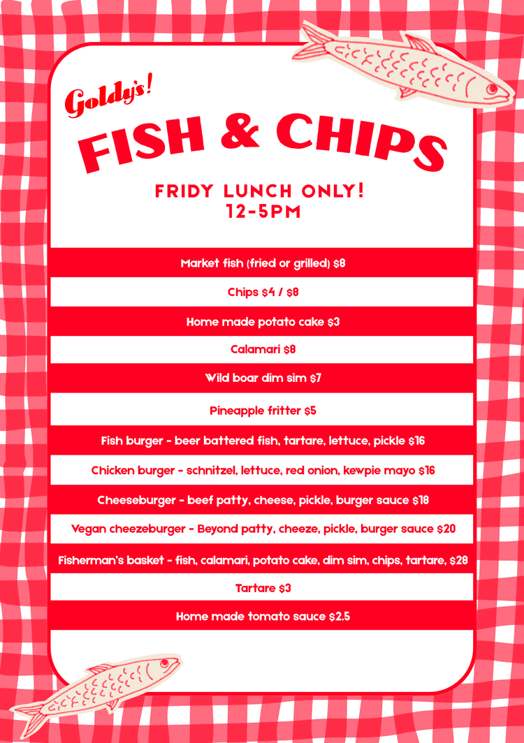 Fridy Fish & Chip Shop | Happy Hour Drinks & Specials