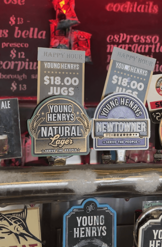 $18 Young Henrys Jugs & $8 Schooners | Happy Hour Drinks & Specials