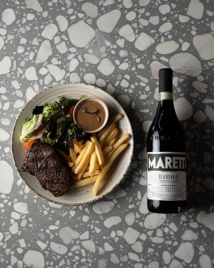 THURSDAY - $25 250G RUMP STEAK + FREE corkage on wine purchased at Balmain Wine Shop.  | Happy Hour Drinks & Specials