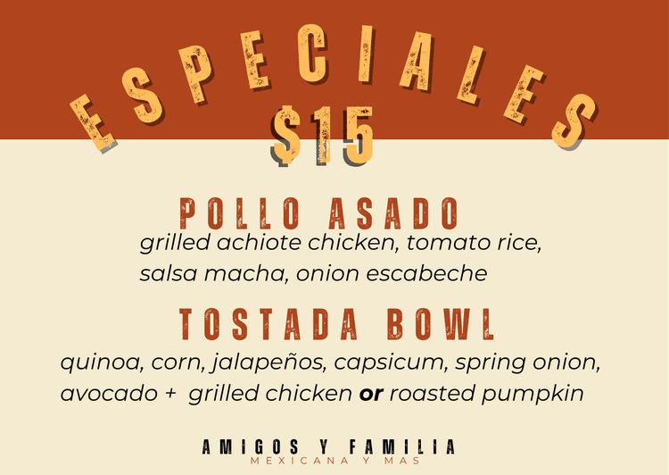 Mexican Lunch at Hardware Lane | Happy Hour Drinks & Specials
