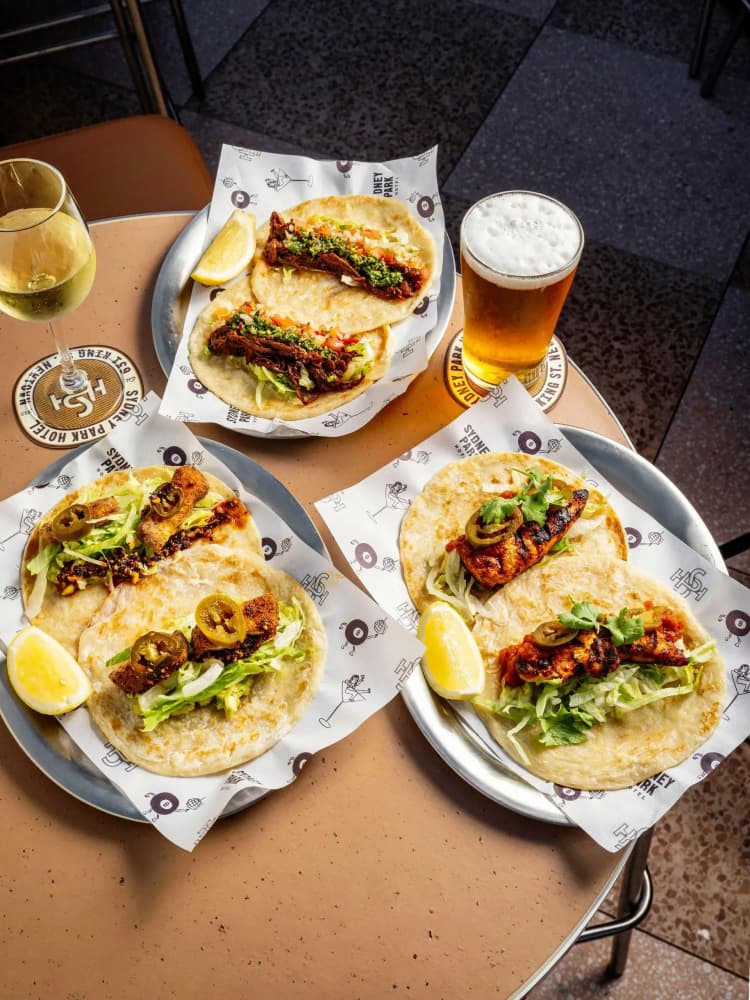 Roti tacos  | Happy Hour Drinks & Specials