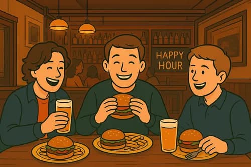 Tuesday $18 Burgers | Happy Hour Drinks & Specials