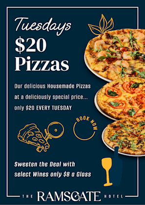 Pizza Tuesdays | Happy Hour Drinks & Specials