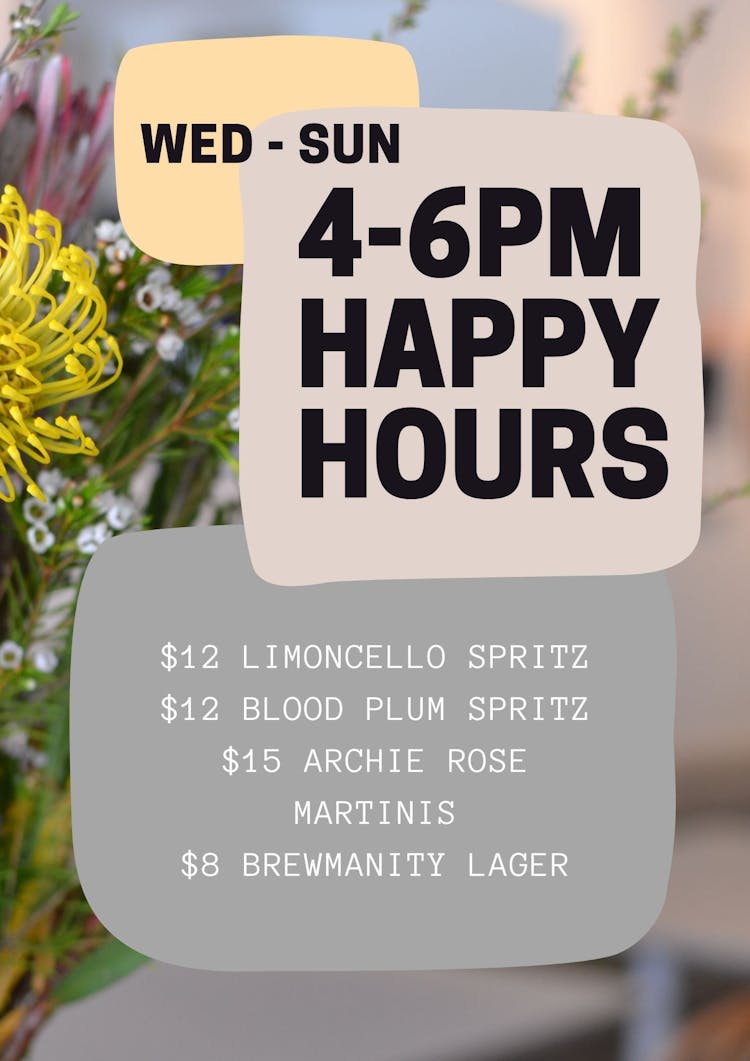4-6pm Happy Hours | Happy Hour Drinks & Specials