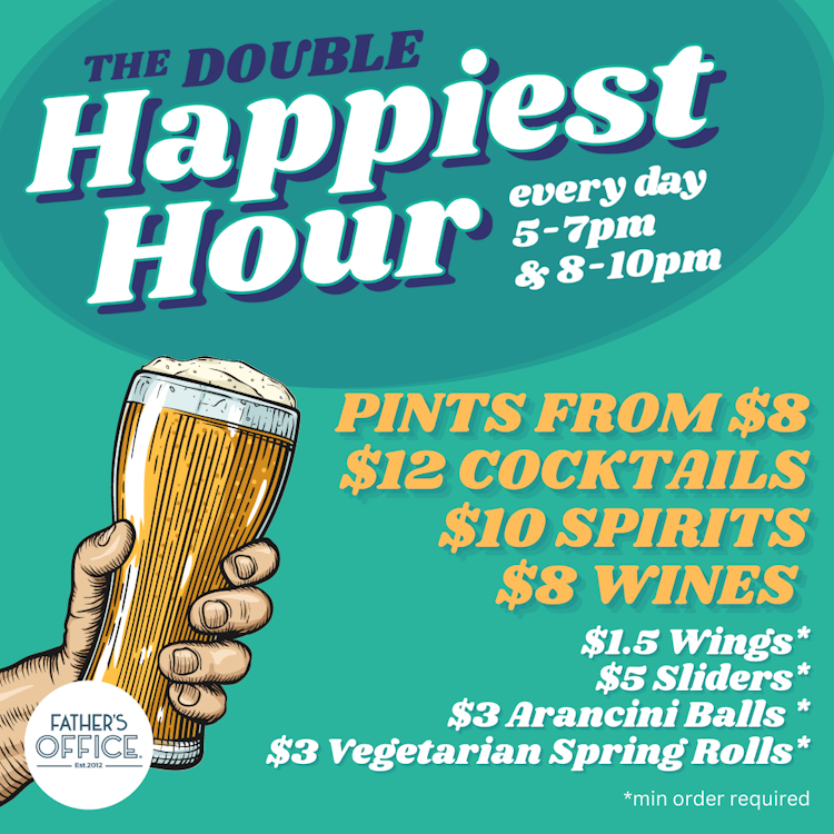 The Double Happiest Hour | Happy Hour Drinks & Specials