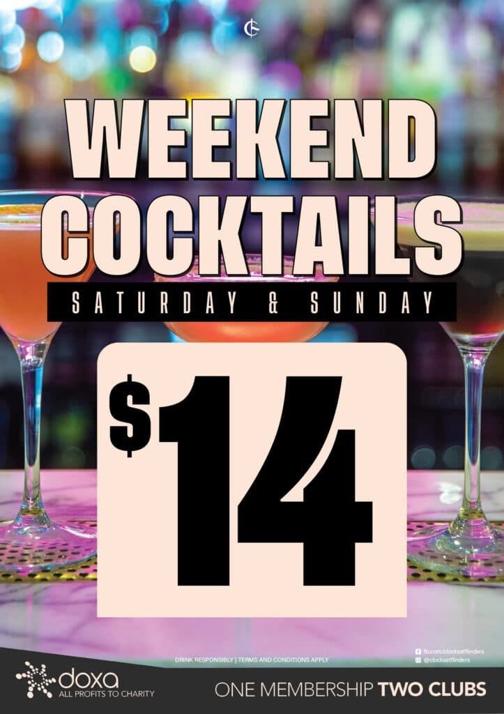 $14 Weekend Cocktails | Happy Hour Drinks & Specials