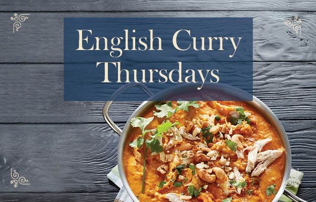 English Curry Thursdays | Happy Hour Drinks & Specials