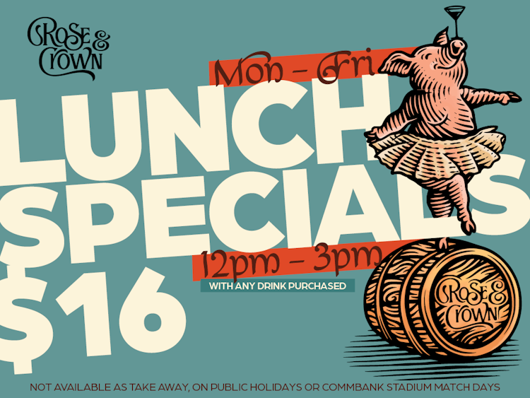 $16 Lunch Specials | Happy Hour Drinks & Specials