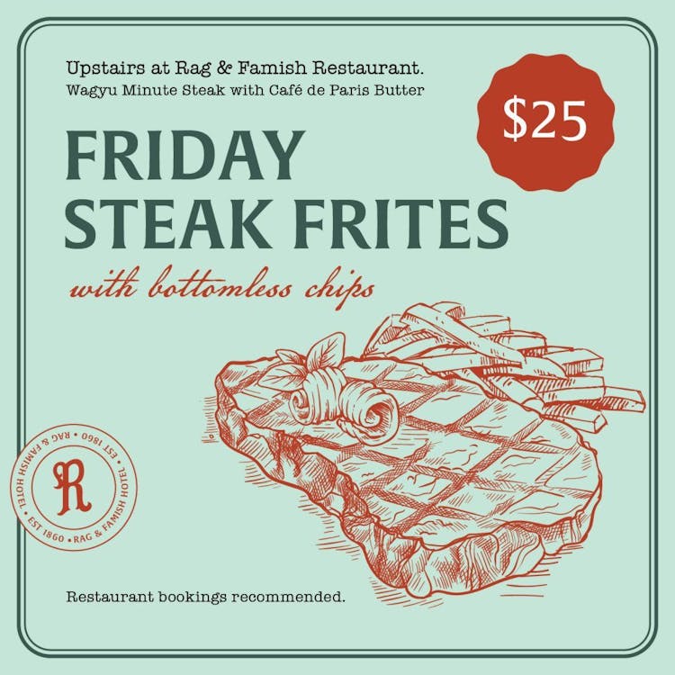 Steak Frites | Happy Hour Drinks & Specials