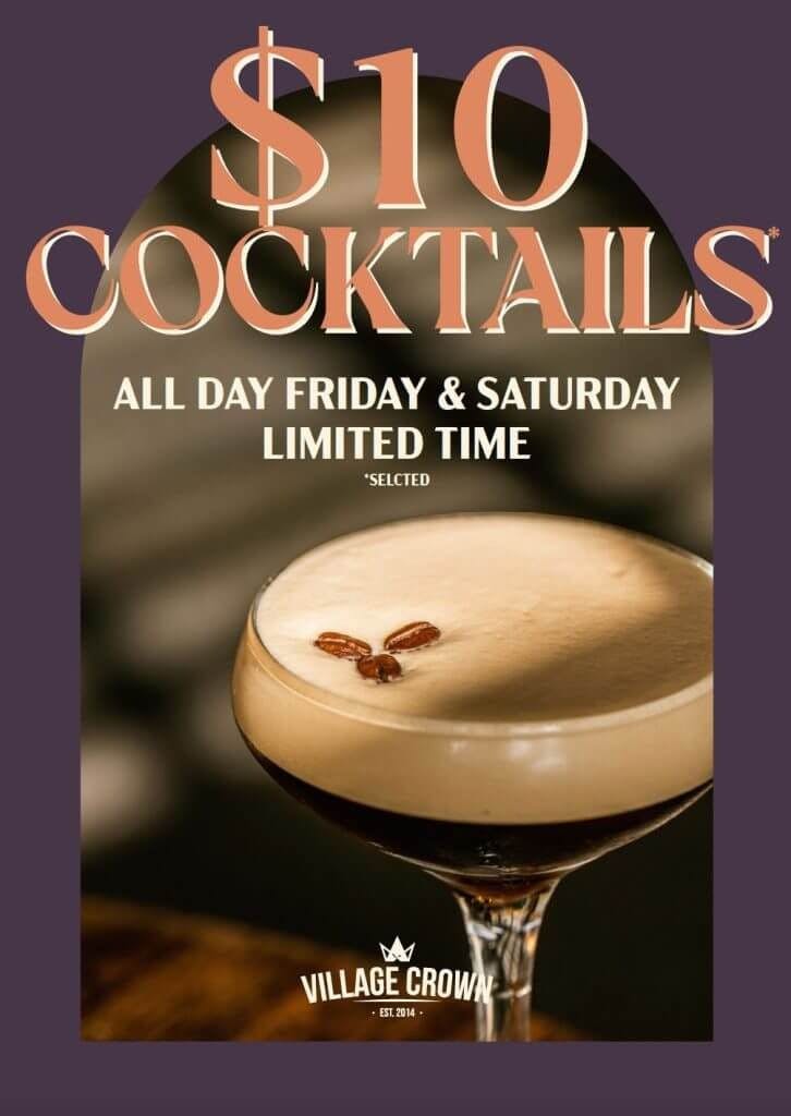 $10 Cocktails | Happy Hour Drinks & Specials