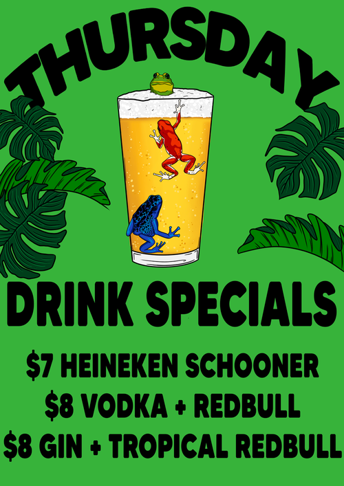 Thursday Drinks | Happy Hour Drinks & Specials