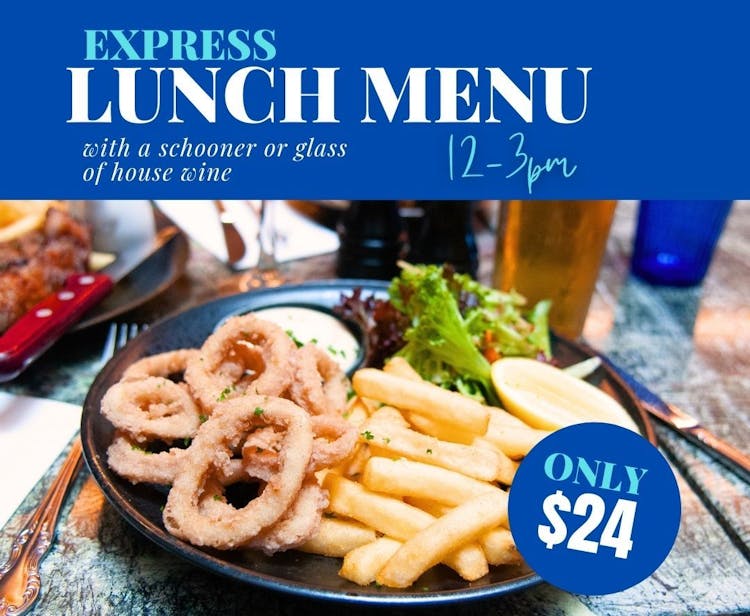 $24 Express Lunch | Happy Hour Drinks & Specials