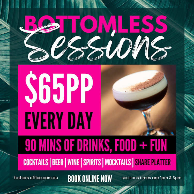 BOTTOMLESS SESSIONS | Happy Hour Drinks & Specials